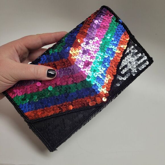 Sequin Sparkle Party Bag - Picture 3 of 13